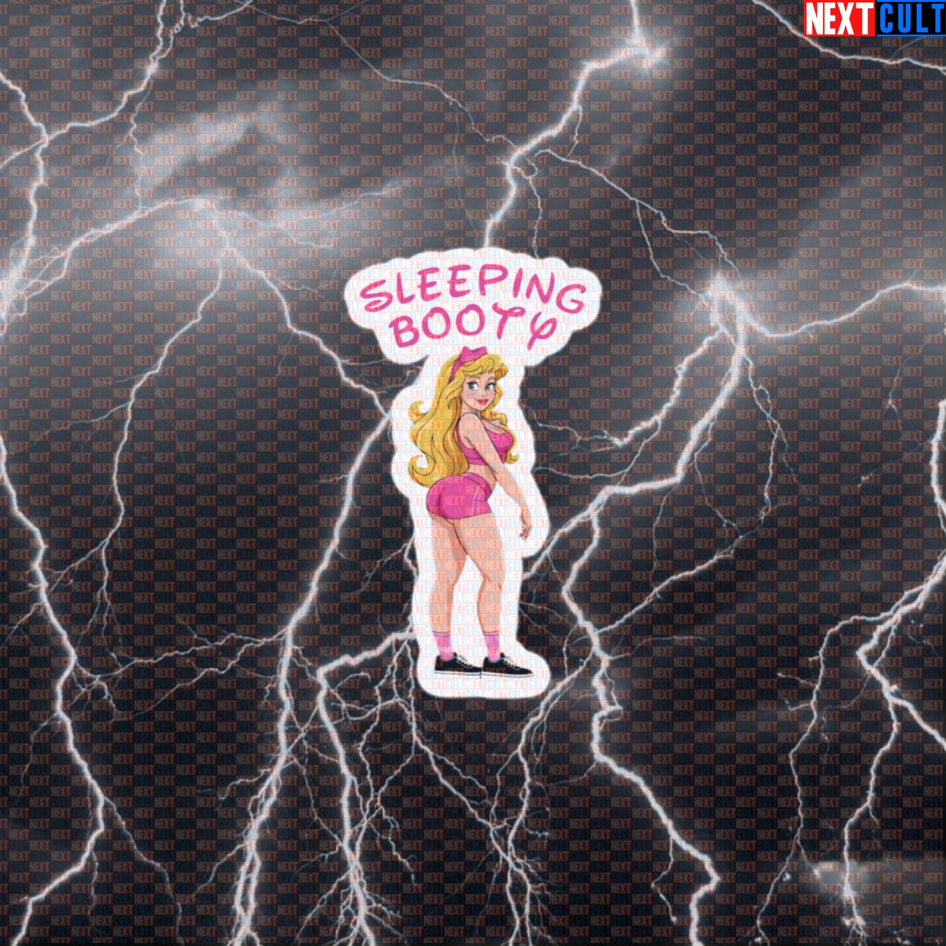 Sleeping Booty Gym Sticker | Funny Bootybuilding Meme Decal For Water Bottles & Gym Equipment Default Title Bodybuilding Films Fitness Gym Leg Day Workout Next Cult Brand