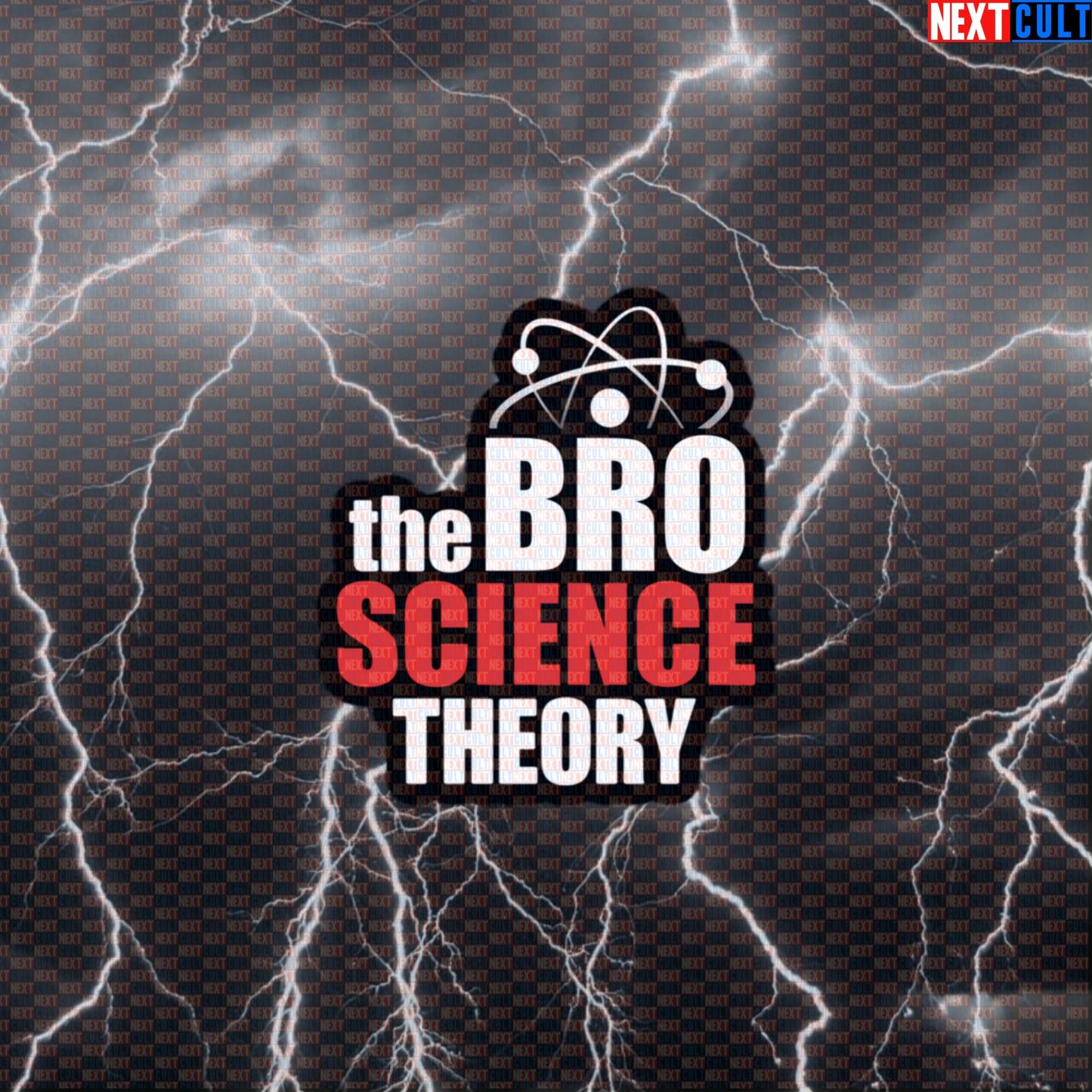 The Bro Science Theory Gym Sticker | Big Bang Workout Decal for Lifters Default Title Bodybuilding Fitness Gym TV Workout Next Cult Brand