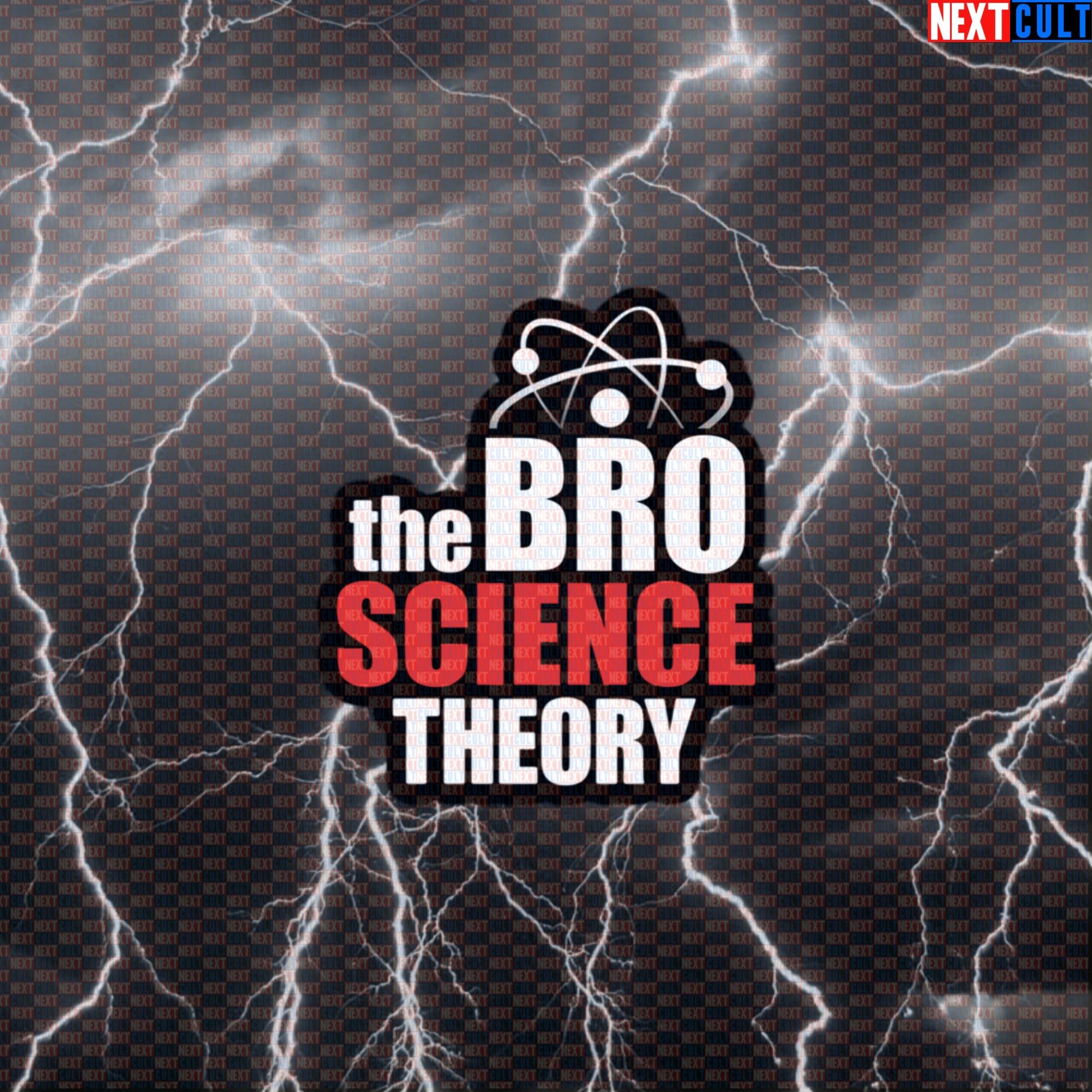 The Bro Science Theory Gym Sticker | Big Bang Workout Decal for Lifters Default Title Bodybuilding Fitness Gym TV Workout Next Cult Brand