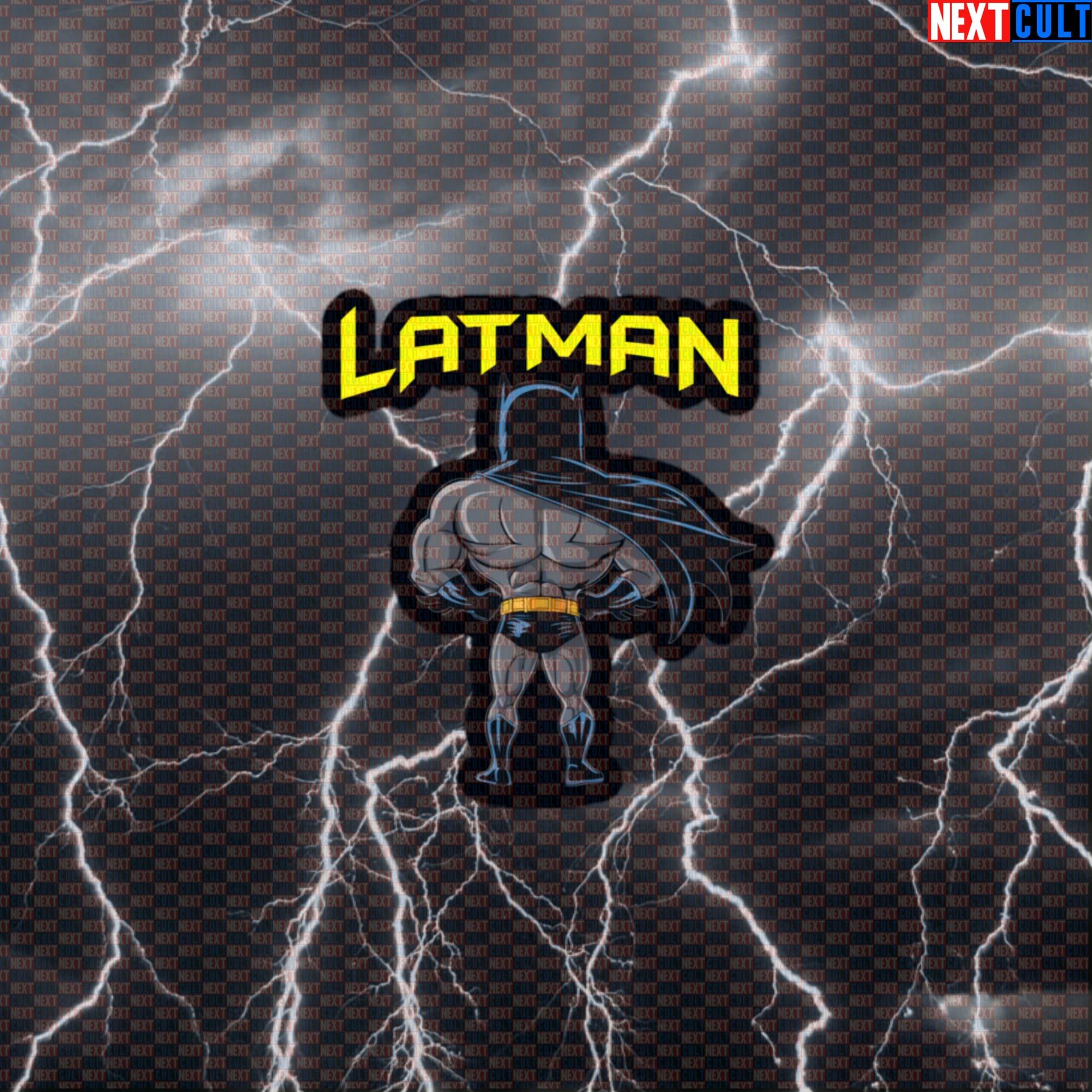 Lat Man Big Back Sticker - Funny Gym Decal for Lifters with Huge Lats - Workout Meme Sticker for Back Day Motivation Default Title Batman Bodybuilding Films Fitness Gym Justice League Superheroes Workout Next Cult Brand