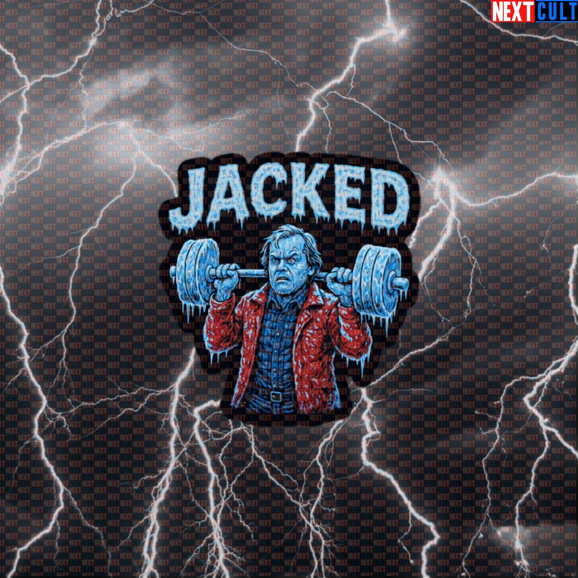 Jacked Torrance Funny Gym Sticker | The Shining Bodybuilding Meme Decal For Lifters Default Title Films Fitness Gym Halloween Powerlifting Workout Next Cult Brand