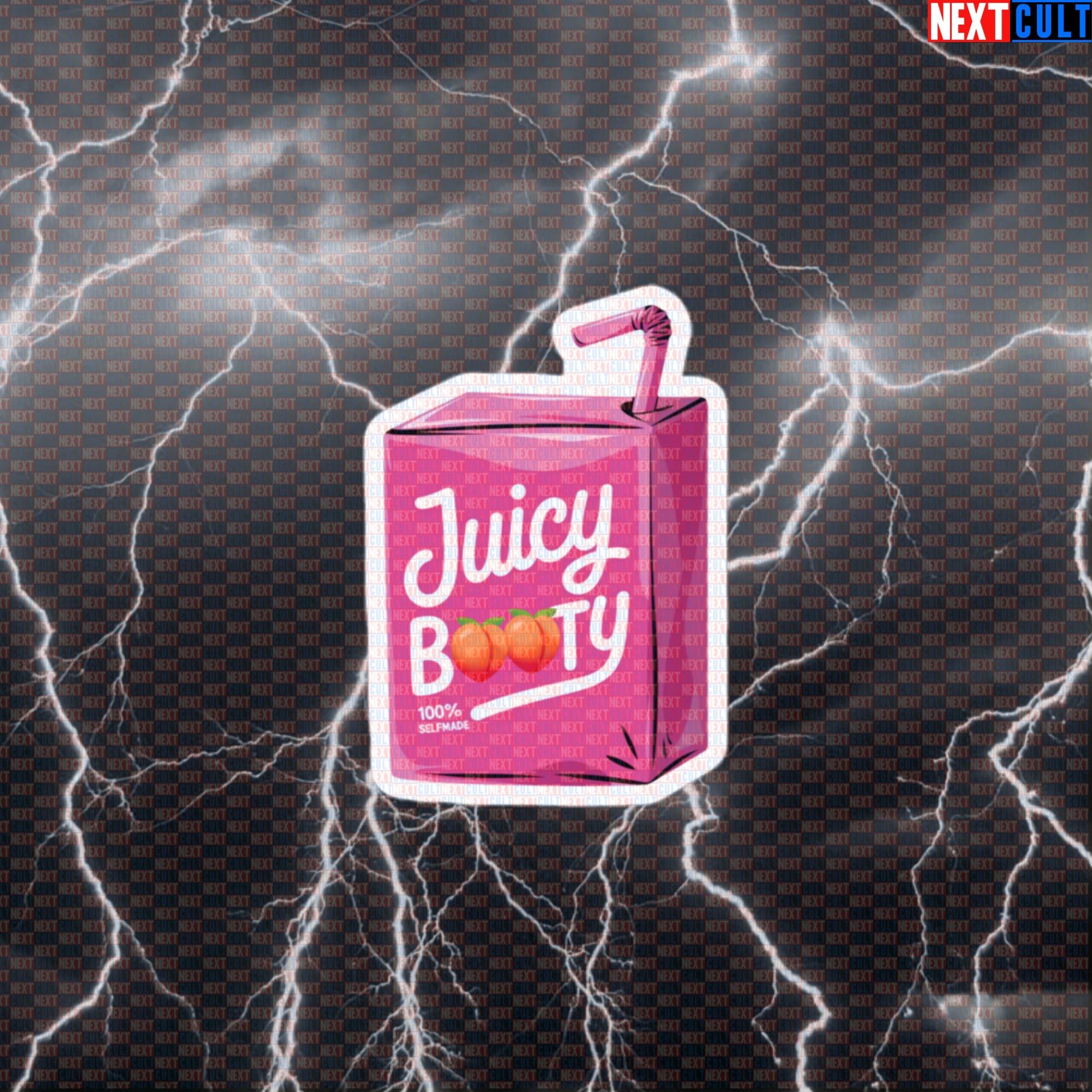 Juicy Booty Gym Sticker | Funny Booty Builder Workout Decal for Water Bottles & Gym Equipment Default Title Stickers Bodybuilding Fitness Gym Leg Day Workout Next Cult Brand