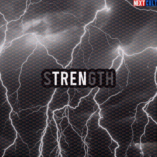 Not Natty Gym Sticker | Funny Strength & Tren Meme Decal for Water Bottles & Gym Lockers Default Title Stickers Bodybuilding Fitness Gym Steroids Workout Next Cult Brand