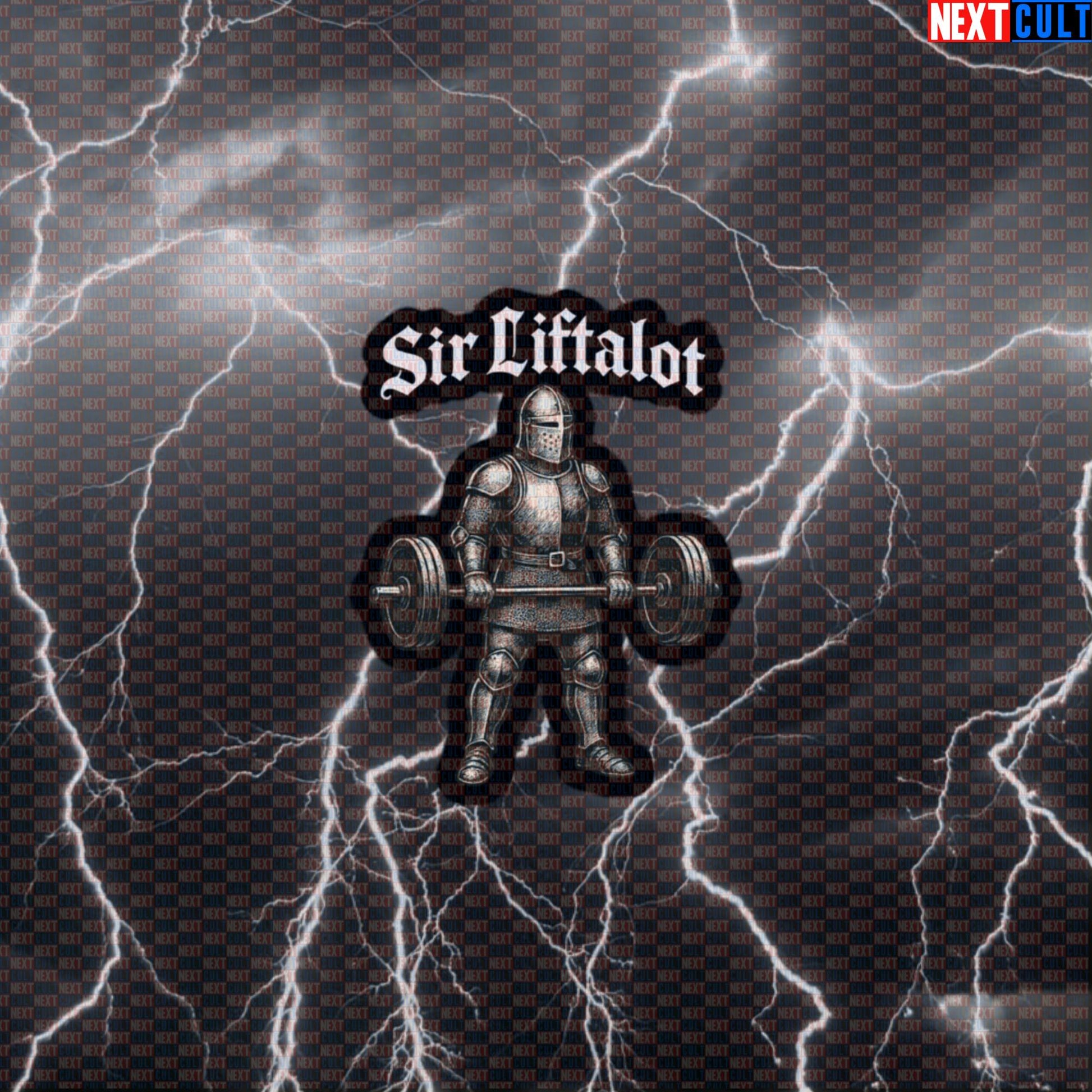 Sir Liftalot Gym Sticker | Funny Medieval Knight Lifting Meme Decal For Lifters Default Title Stickers Bodybuilding Fitness Gym Powerlifting Workout Next Cult Brand