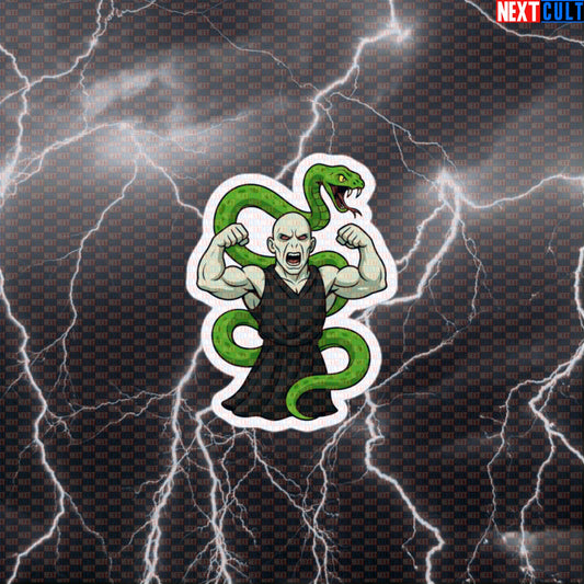 Swoledemort He Who Must Not Skip Leg Day Funny Gym Sticker | Swolecraft Water Bottle Decal Default Title Stickers Bodybuilding Books Films Fitness Gym Harry Potter Workout Next Cult Brand