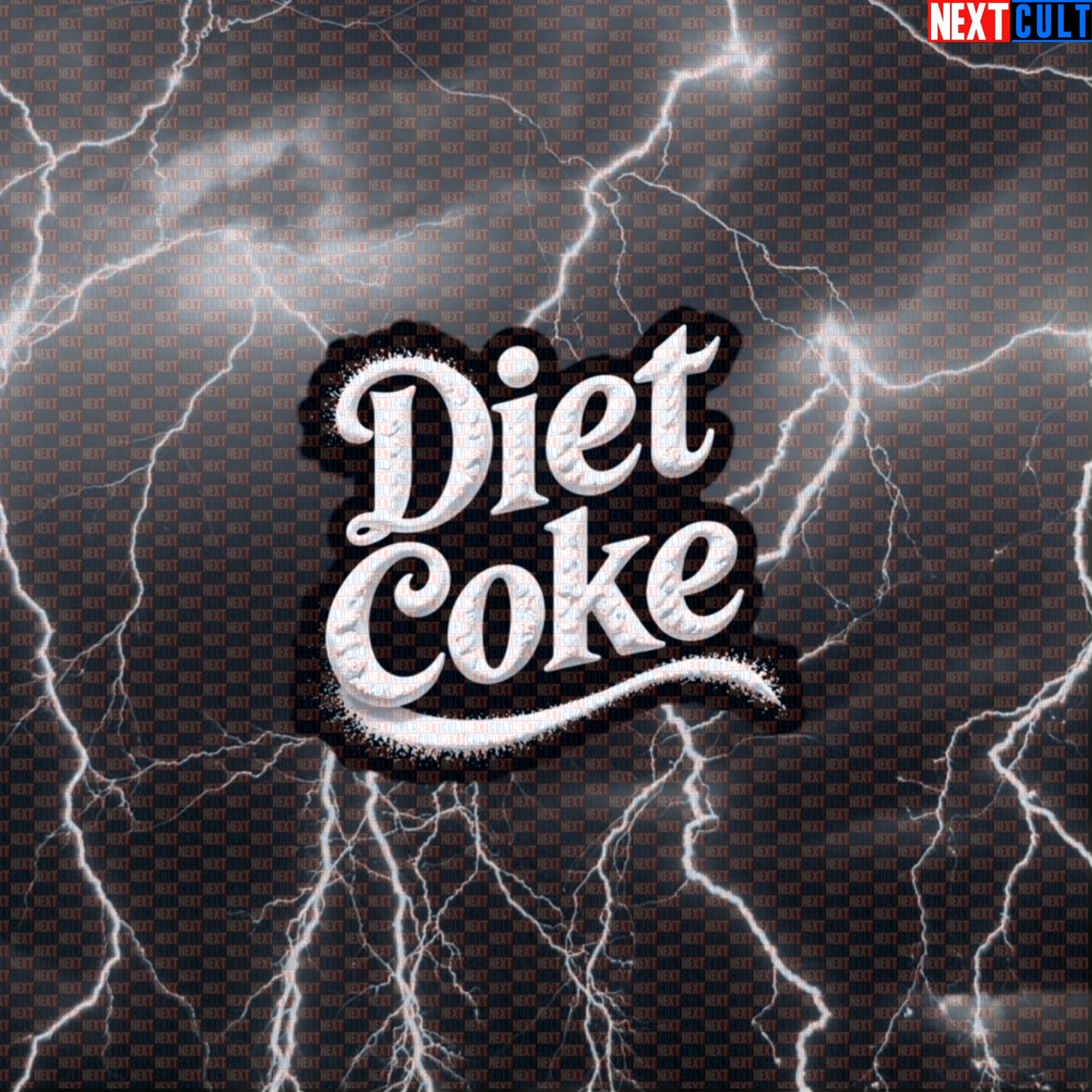 Funny Coke Diet Gym Sticker | White Powder Meme Workout Decal for Lifters | Cola Addiction Sticker Default Title Bodybuilding Fast Food Fitness Gym Workout Next Cult Brand