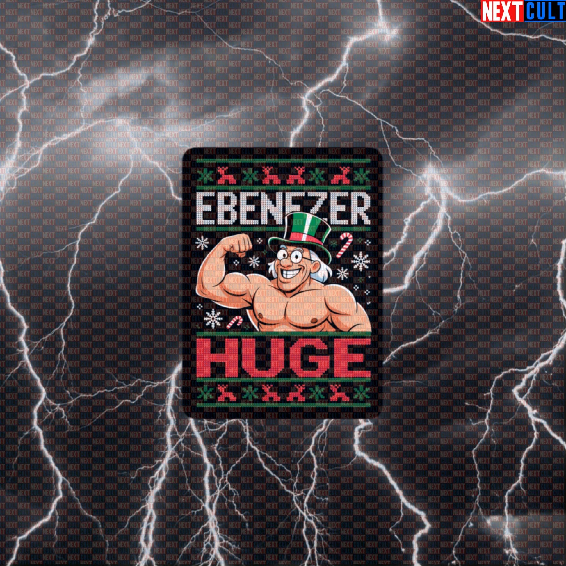 Ebenezer Huge Gym Sticker | Funny Liftmas Carol Workout Decal | Fitness Meme Sticker for Lifters Default Title Stickers Bodybuilding Christmas Films Fitness Gym Workout Next Cult Brand