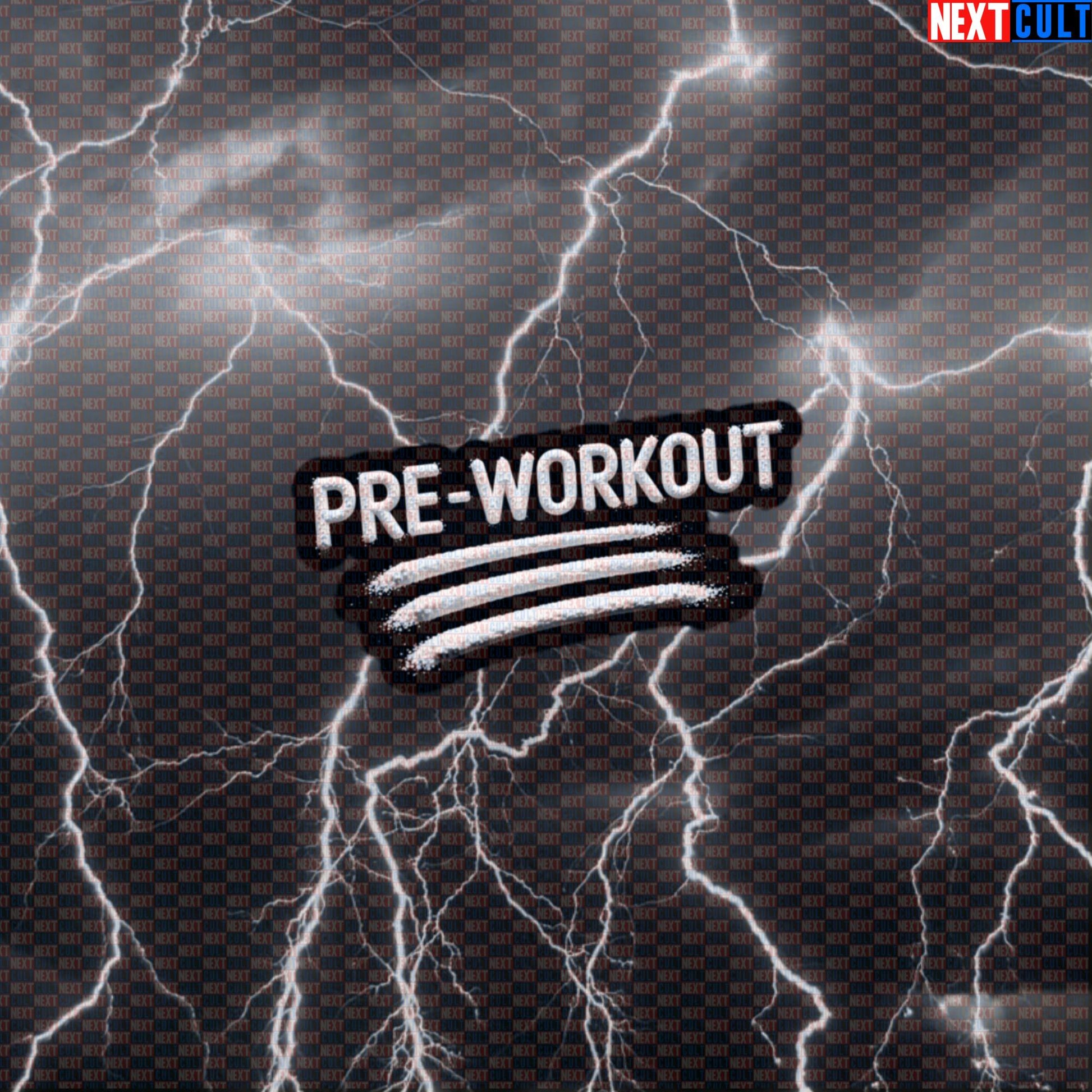 Pre Workout Gym Sticker | Funny Sniff The Powder Workout Decal | Gym Meme Sticker Default Title Bodybuilding Fitness Gym Powerlifting Workout Next Cult Brand