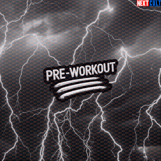 Pre Workout Gym Sticker | Funny Sniff The Powder Workout Decal | Gym Meme Sticker Default Title Bodybuilding Fitness Gym Powerlifting Workout Next Cult Brand