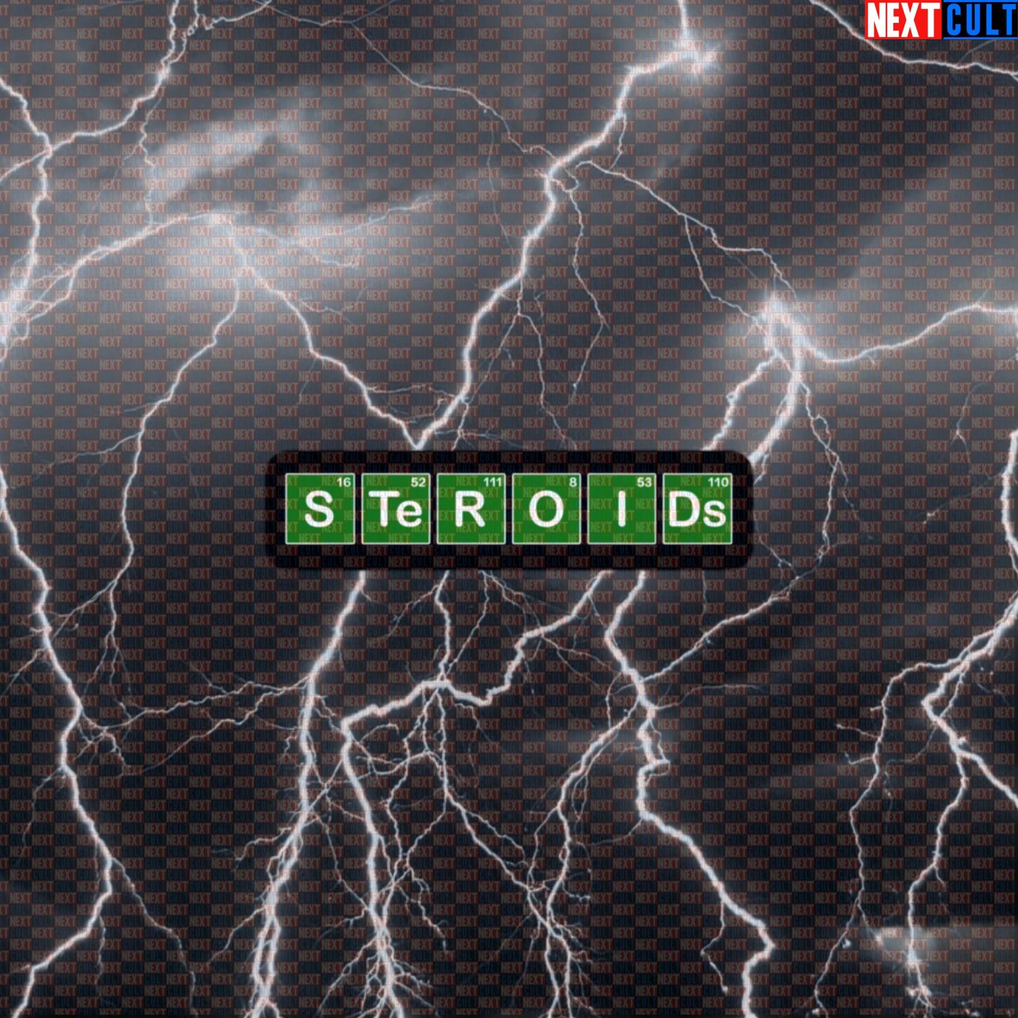 Breaking Bad Gym Sticker | Periodic Table Steroids Not Natty Funny Workout Decal Default Title Bodybuilding Breaking Bad Fitness Gym Steroids TV Workout Next Cult Brand