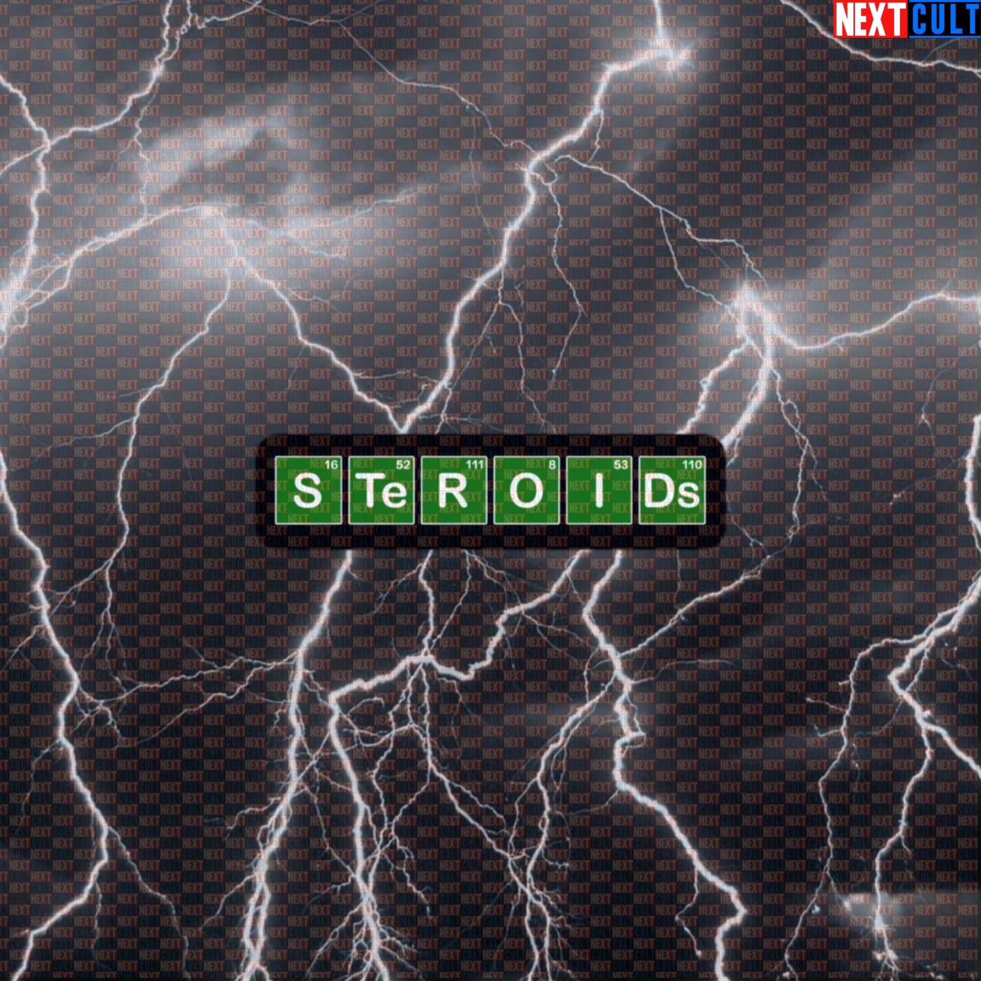 Breaking Bad Gym Sticker | Periodic Table Steroids Not Natty Funny Workout Decal Default Title Bodybuilding Breaking Bad Fitness Gym Steroids TV Workout Next Cult Brand