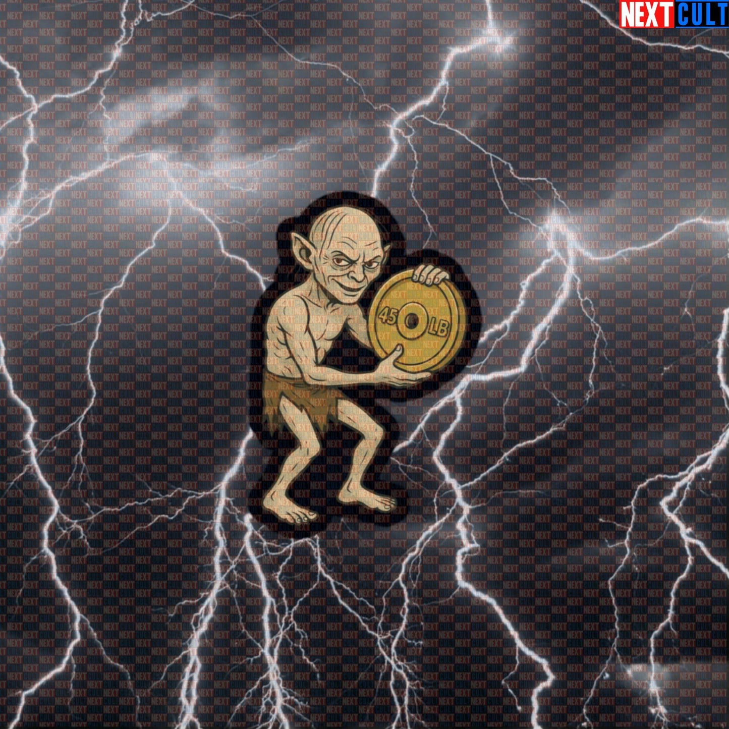 Lord of the Weights Gym Sticker | My Precious Funny Workout Decal for Lifters Default Title Stickers Bodybuilding Films Fitness Gym Lord of the Rings Powerlifting Workout Next Cult Brand