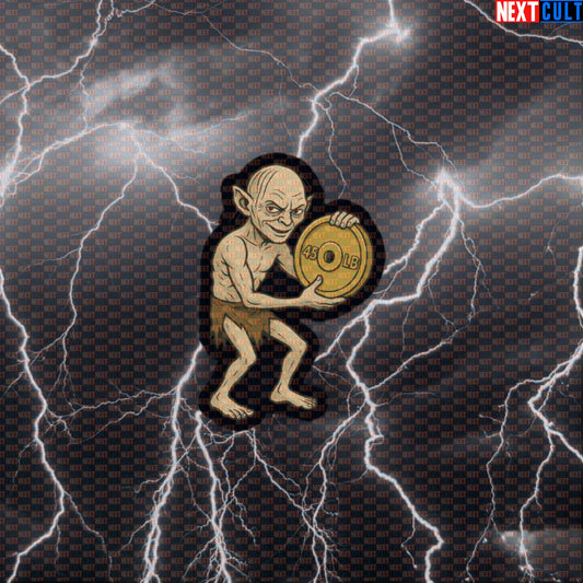 Lord of the Weights Gym Sticker | My Precious Funny Workout Decal for Lifters Default Title Stickers Bodybuilding Films Fitness Gym Lord of the Rings Powerlifting Workout Next Cult Brand