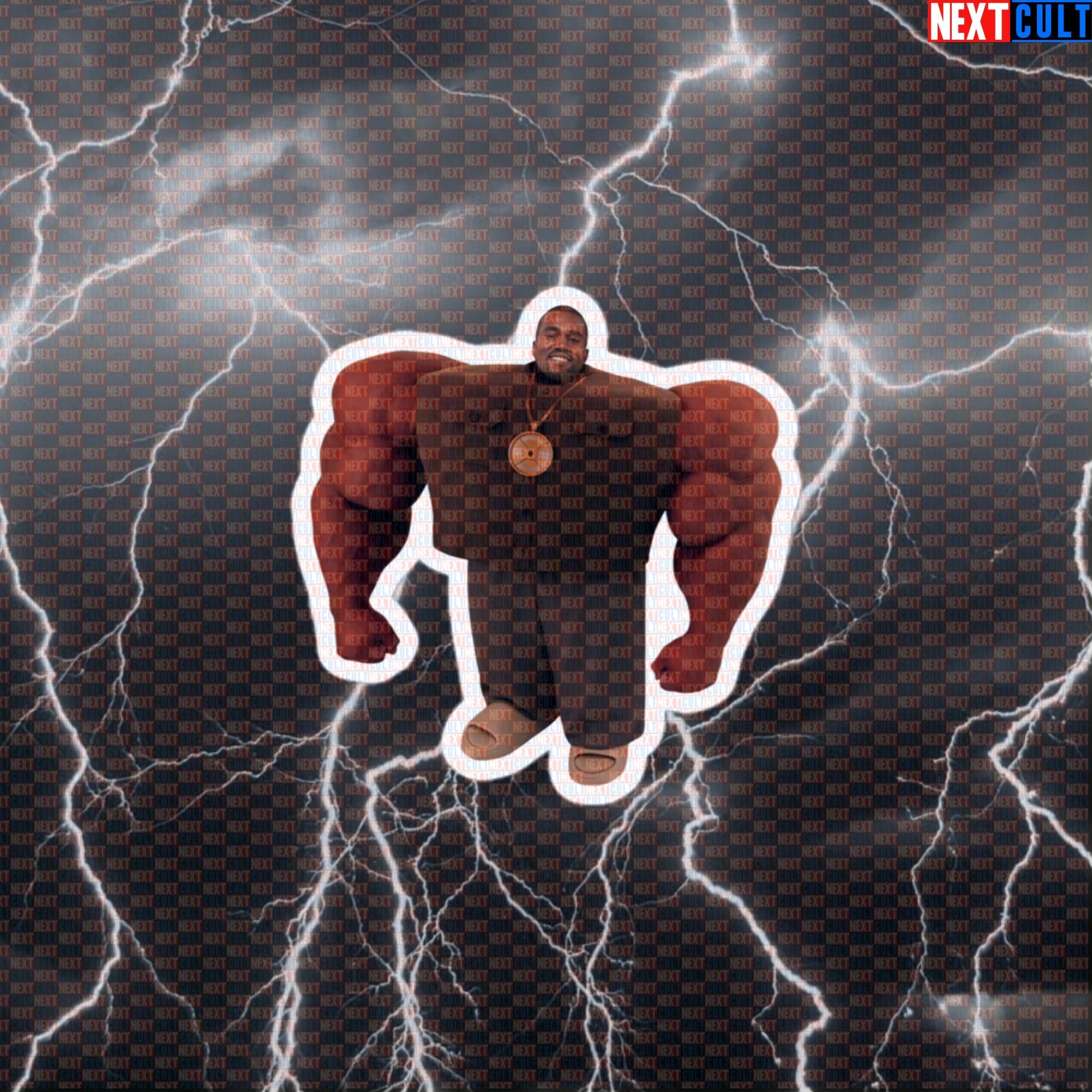 I Love It Big Pump Kanye Gym Meme Sticker | Funny Workout Decal for Lifters Default Title Stickers Bodybuilding Fitness Gym Hip Hop Kanye West Workout Next Cult Brand