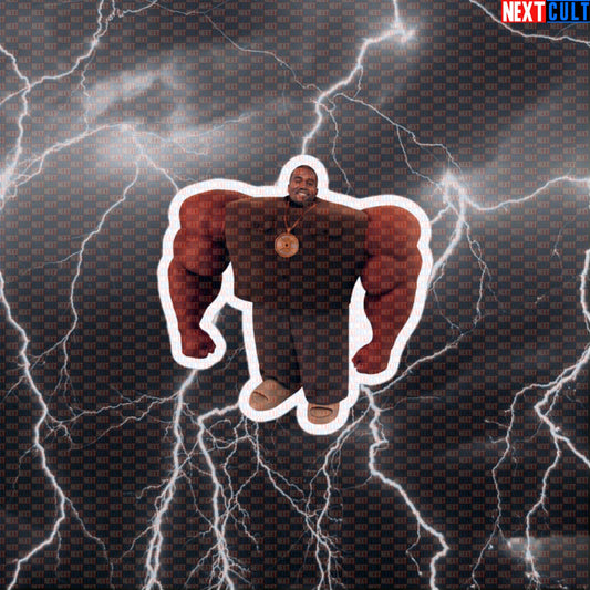 I Love It Big Pump Kanye Gym Meme Sticker | Funny Workout Decal for Lifters Default Title Stickers Bodybuilding Fitness Gym Hip Hop Kanye West Workout Next Cult Brand