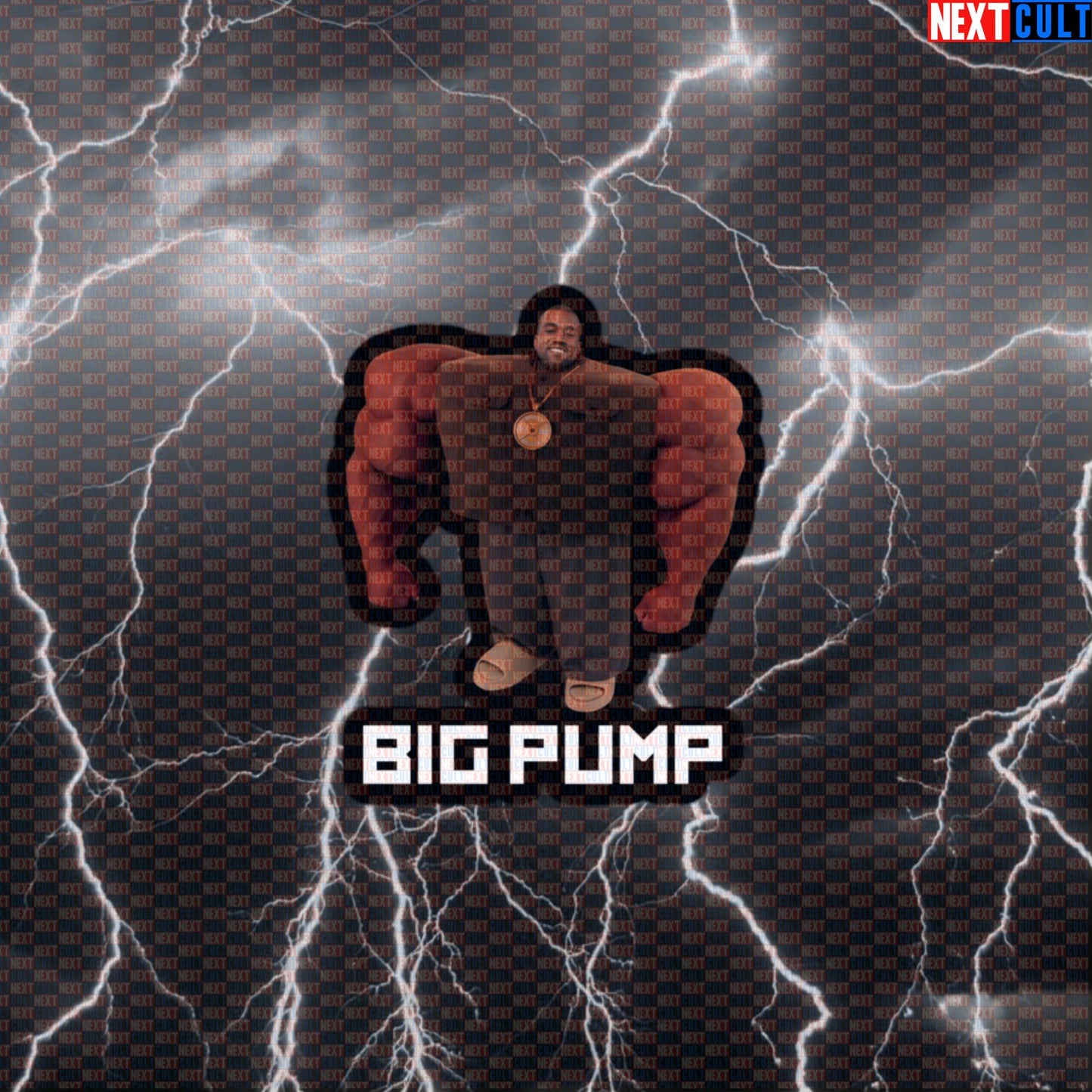 Big Pump Kanye Gym Meme Sticker | I Love It Boxy Parody Workout Decal Default Title Stickers Bodybuilding Fitness Gym Hip Hop Kanye West Workout Next Cult Brand