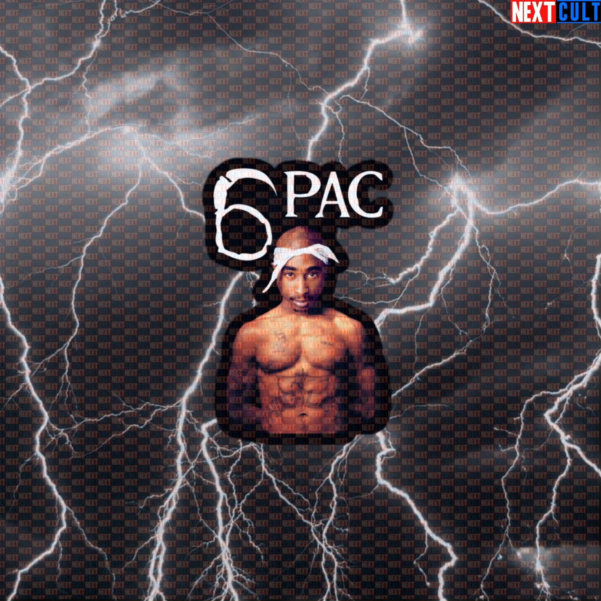 6Pac Shakur All Eyes On My Gains Sticker | Funny Gym Decal for Lifters Default Title Stickers 2Pac Bodybuilding Fitness Gym Hip Hop Workout Next Cult Brand