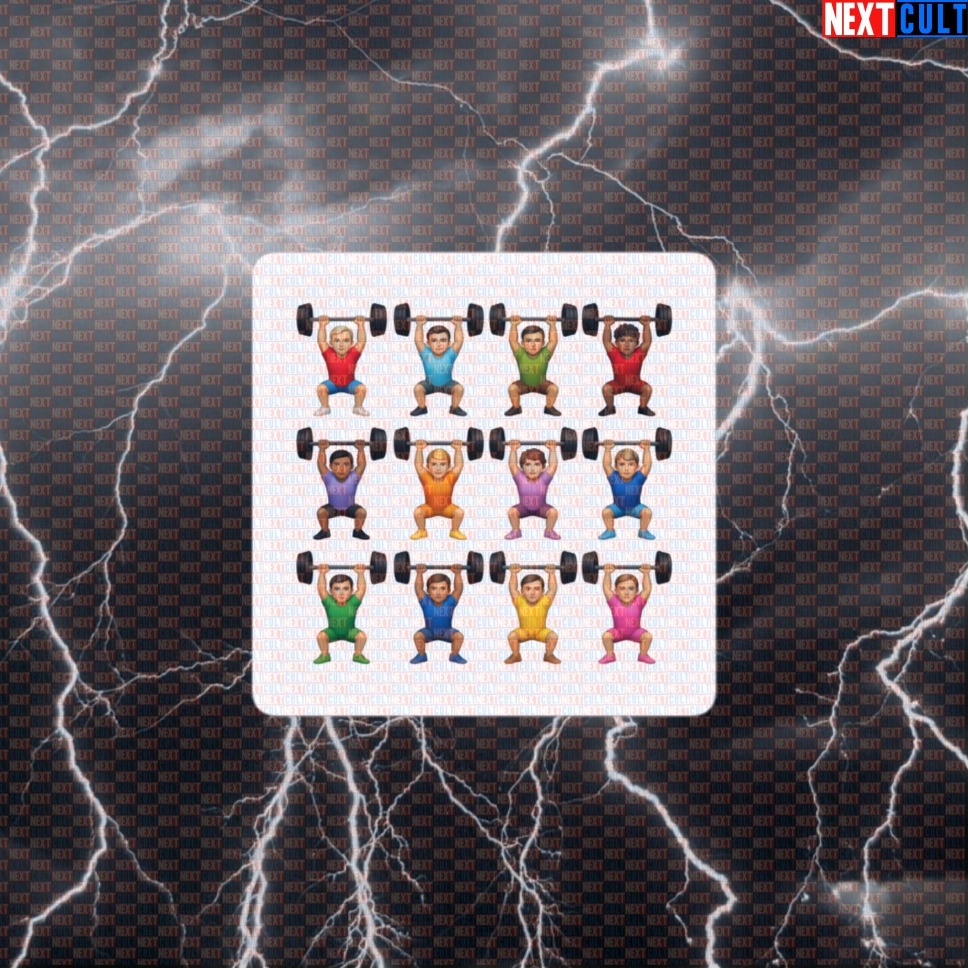 Certified Lifter Boy Gym Sticker | Drake Powerlifting Emoji Parody Decal Default Title Stickers Bodybuilding Drake Fitness Gym Hip Hop Powerlifting Workout Next Cult Brand