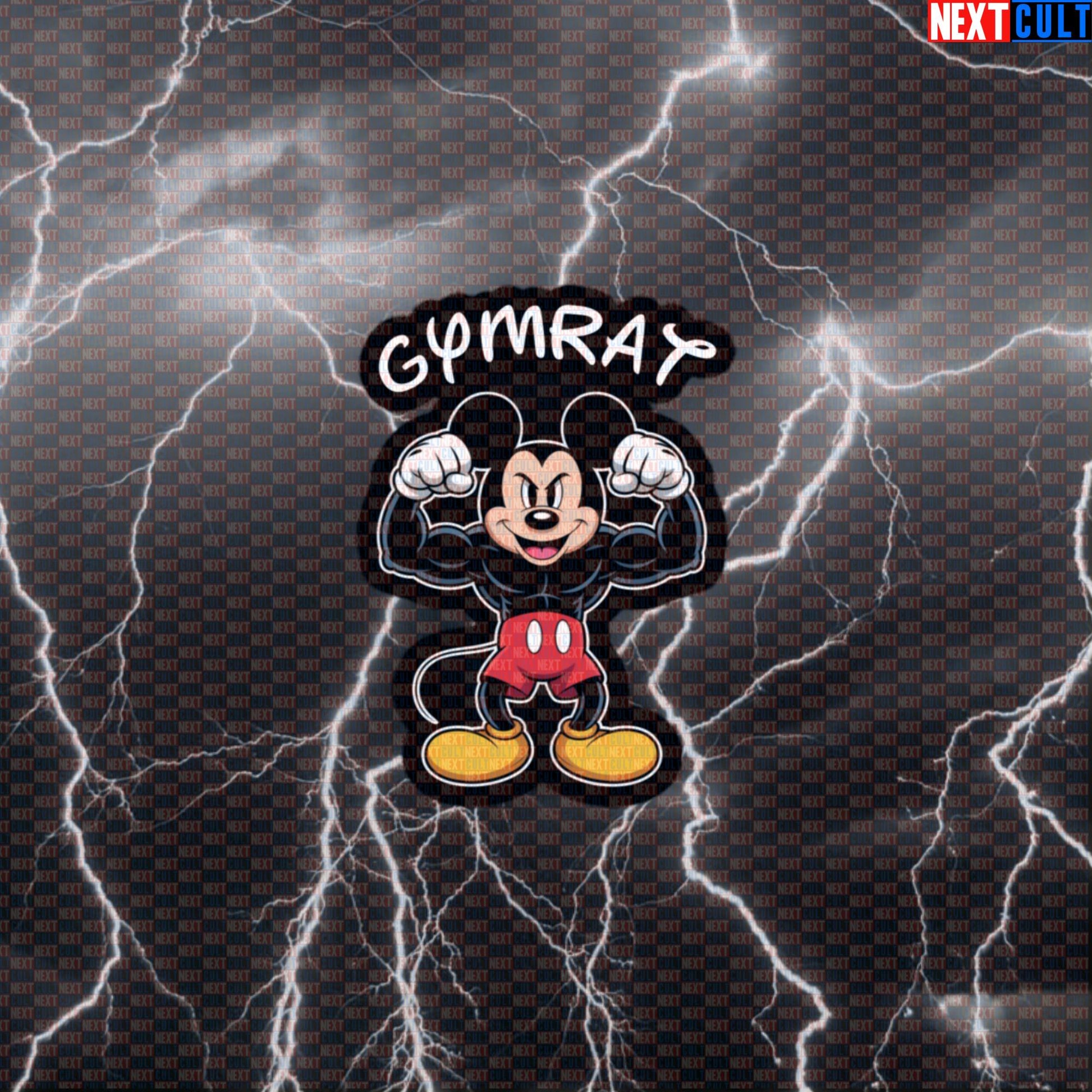 Gym Rats Sticker | Funny Mickey Themed Workout Decal For Lifters | Gym Bro Fitness Meme Sticker Default Title Bodybuilding Fitness Gym Gymrat TV Workout Next Cult Brand