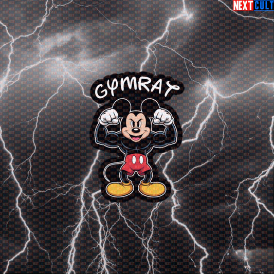 Gym Rats Sticker | Funny Mickey Themed Workout Decal For Lifters | Gym Bro Fitness Meme Sticker Default Title Bodybuilding Fitness Gym Gymrat TV Workout Next Cult Brand