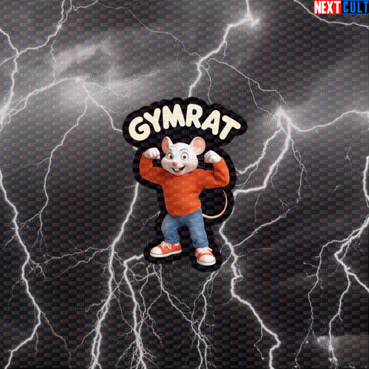 Gym Rat Stuart Little Sticker | Funny Gym Rat Meme Workout Decal | Swole Stuart Little Sticker Default Title Bodybuilding Films Fitness Gym Gymrat Workout Next Cult Brand