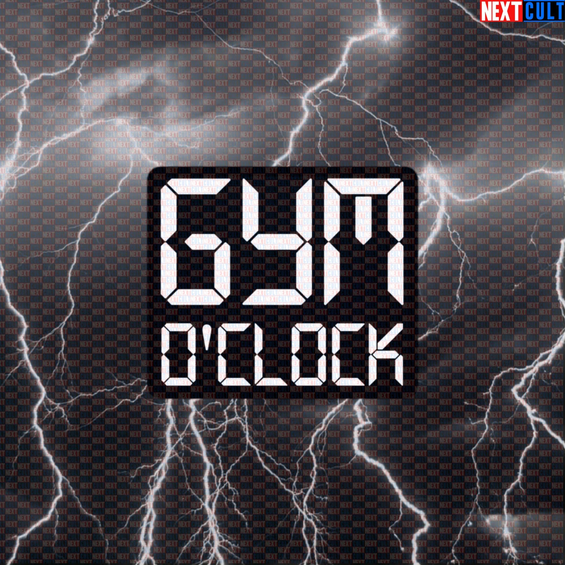 Gym O'Clock Sticker | Funny Workout Decal for Water Bottles & Gym Gear | Fitness Meme Sticker Default Title Bodybuilding Fitness Gym Powerlifting Workout Next Cult Brand