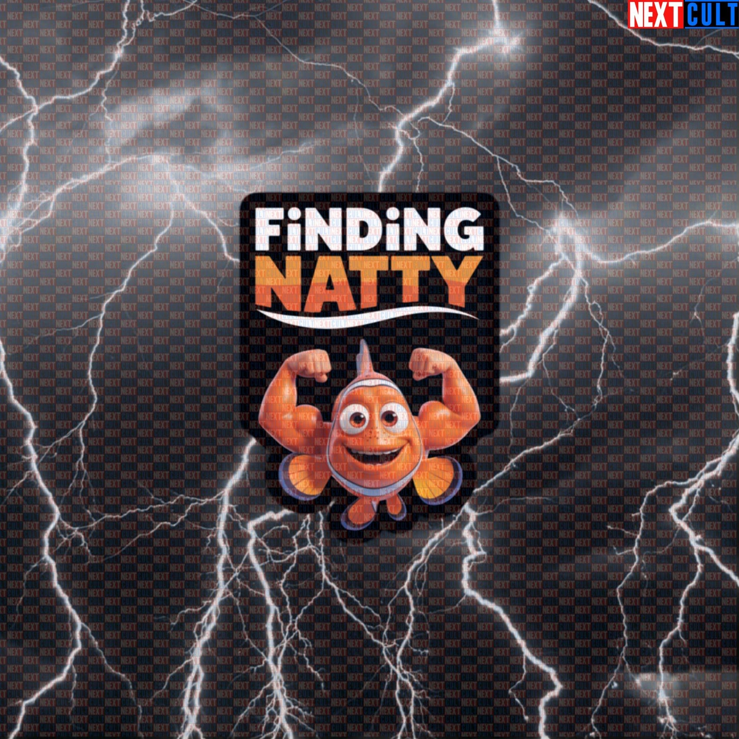 Finding Natty Gym Sticker | Funny Natural Bodybuilding Meme Workout Decal | Natty or Not Sticker Default Title Bodybuilding Films Fitness Gym Natty Steroids Workout Next Cult Brand