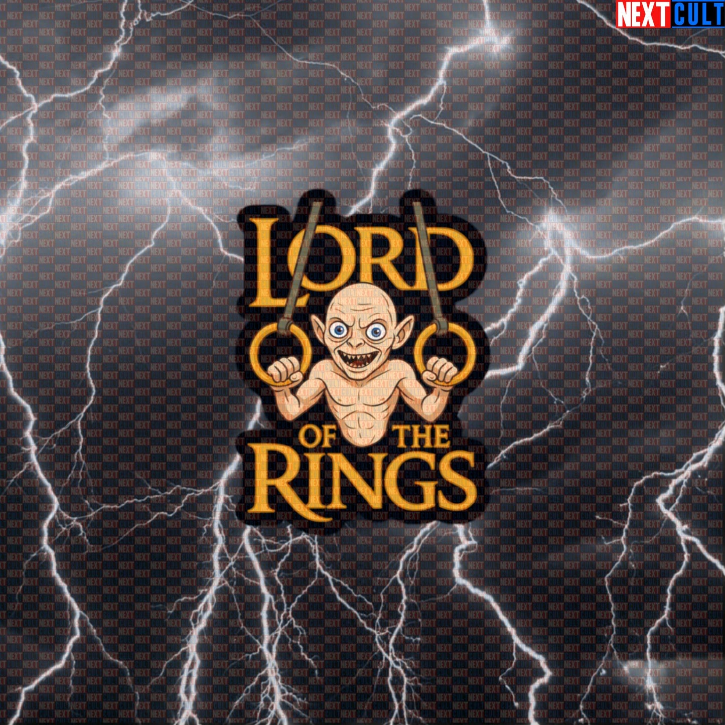 Lord of the Calisthenics Rings Gym Sticker | Gollum My Precious Workout & Lifting Decal Default Title Books Calisthenics Films Fitness Gym Lord of the Rings Workout Next Cult Brand