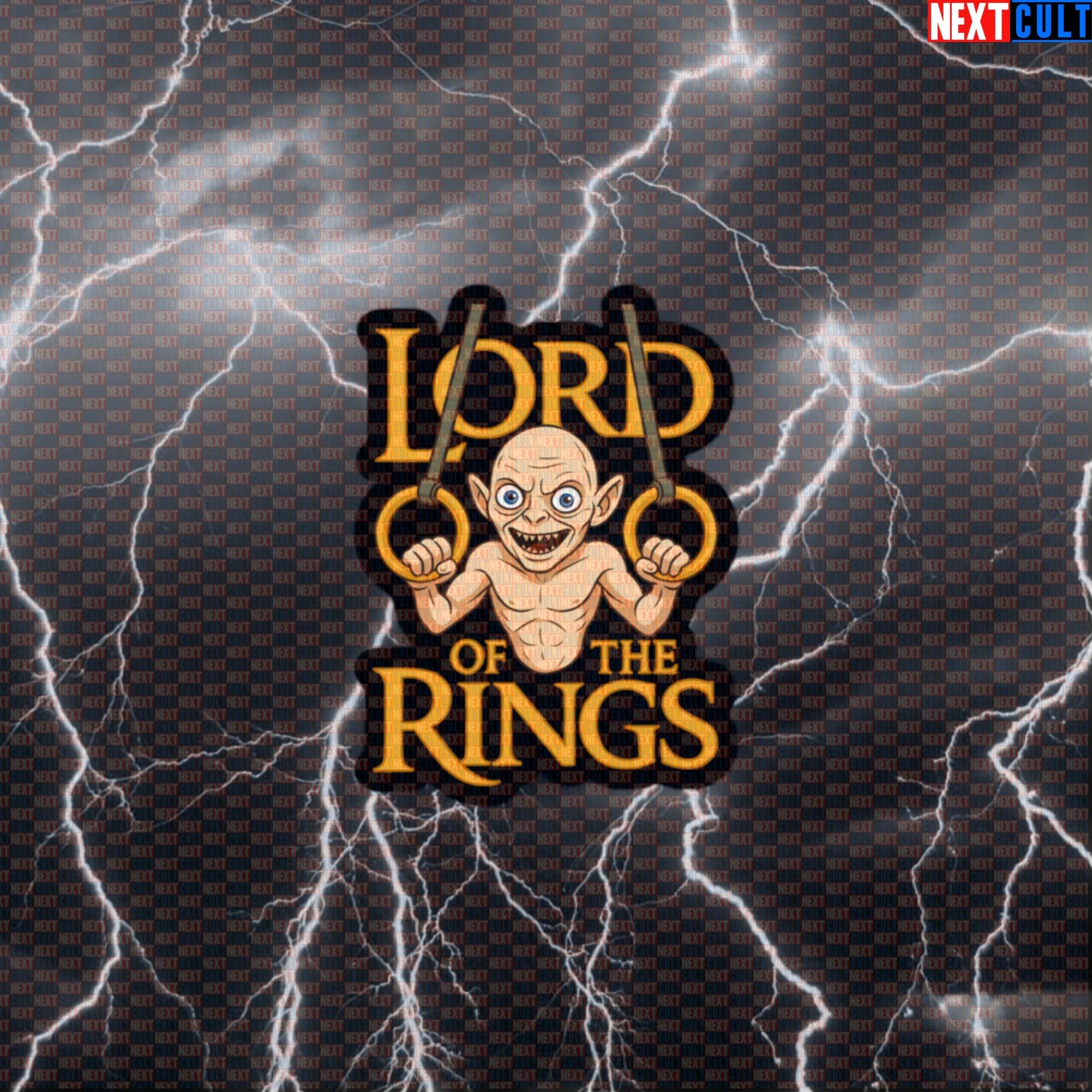 Lord of the Calisthenics Rings Gym Sticker | Gollum My Precious Workout & Lifting Decal Default Title Books Calisthenics Films Fitness Gym Lord of the Rings Workout Next Cult Brand