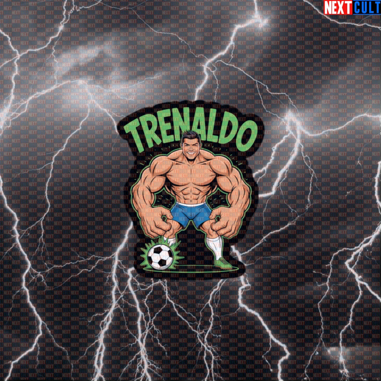 Funny Gym Sticker for Lifters | Trenaldo Workout Decal for Water Bottles, Gym Gear & Gym Bro Accessories Default Title Fitness Gym Steroids Workout Next Cult Brand