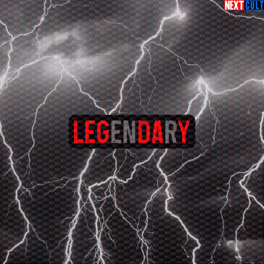 Legendary Leg Day Funny Gym Sticker - Squat Meme Decal for Gym Bottles & Equipment Default Title Stickers Bodybuilding Fitness Gym Leg Day Powerlifting Workout Next Cult Brand