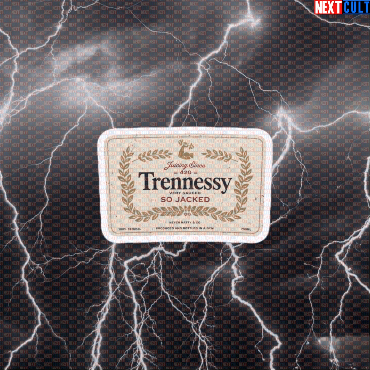 Funny Trennessy Gym Sticker - Enhanced Lifter Meme Decal Saucy Workout Sticker Default Title Bodybuilding Fitness Gym Steroids Workout Next Cult Brand