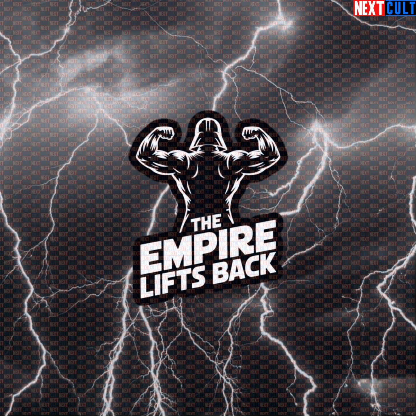 The Empire Lifts Back Funny Gym Sticker - Star Wars Back Day Meme Decal for Gym Gear Default Title Bodybuilding Darth Vader Films Fitness Gym Star Wars Workout Next Cult Brand