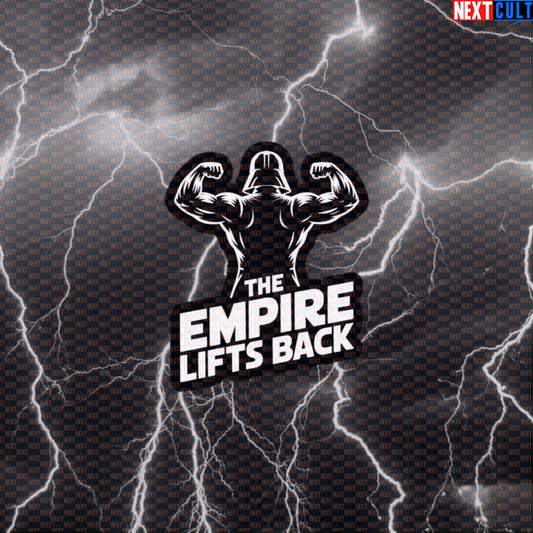 The Empire Lifts Back Funny Gym Sticker - Star Wars Back Day Meme Decal for Gym Gear Default Title Bodybuilding Darth Vader Films Fitness Gym Star Wars Workout Next Cult Brand