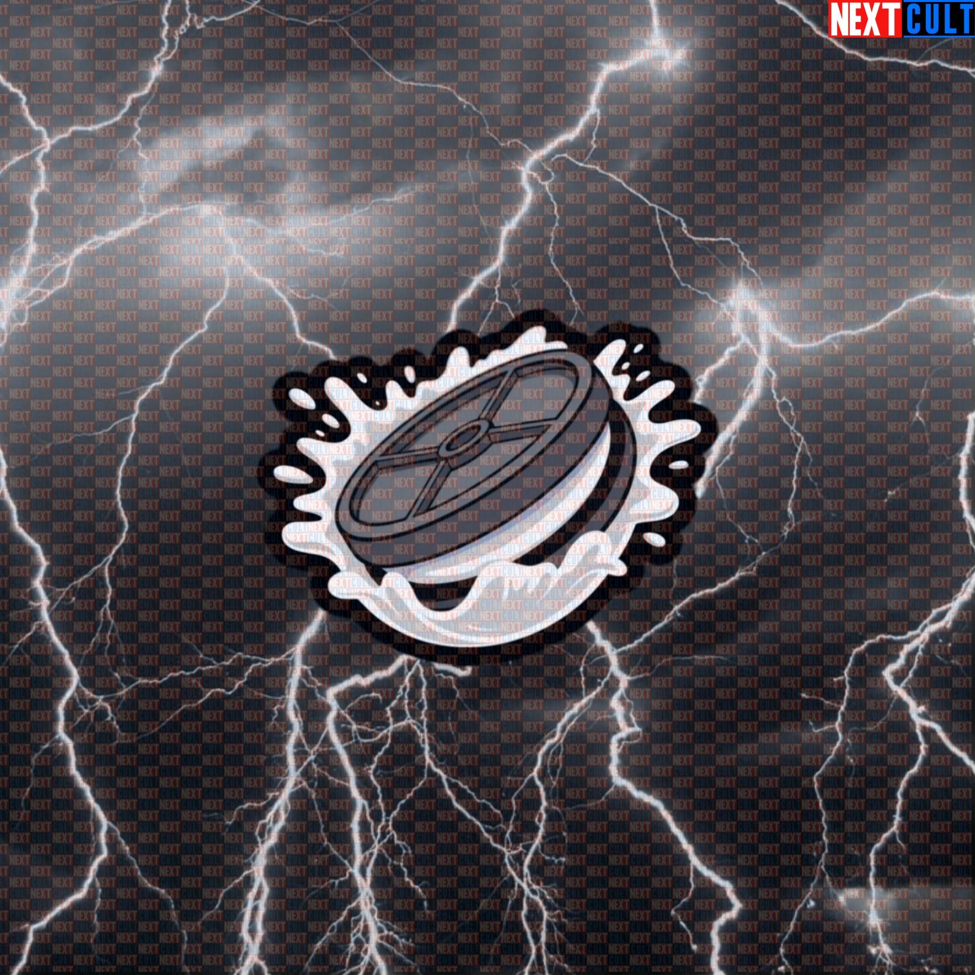 Cookie Weight Plate Funny Gym Sticker - OREO Cookie Meme Decal for Water Bottles Default Title Bodybuilding Bulking Fast Food Fitness Gym Powerlifting Workout Next Cult Brand