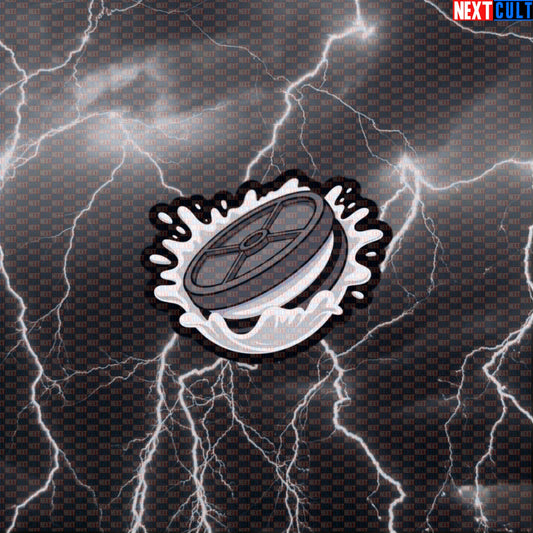 Cookie Weight Plate Funny Gym Sticker - OREO Cookie Meme Decal for Water Bottles Default Title Bodybuilding Bulking Fast Food Fitness Gym Powerlifting Workout Next Cult Brand