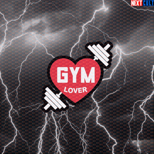 Funny Gym Lover Valentine's Sticker - Gym Lover Workout Decal for Water Bottles & Gym Gear Default Title Bodybuilding Fitness Gym Powerlifting Valentine's Day Workout Next Cult Brand