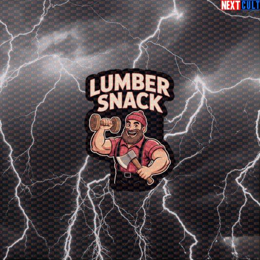 Funny Gym Sticker for Lifters - Lumbersnack Jacked Lumberjack Meme Decal for Gym Gear Default Title Bodybuilding Fitness Gym Workout Next Cult Brand