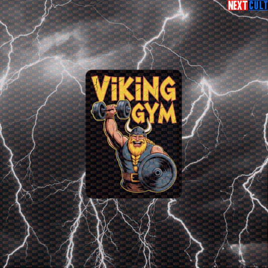 Funny Viking Gym Sticker - Norse Workout Decal for Water Bottles & Gym Gear Default Title Bodybuilding Fitness Gym Vikings Workout Next Cult Brand