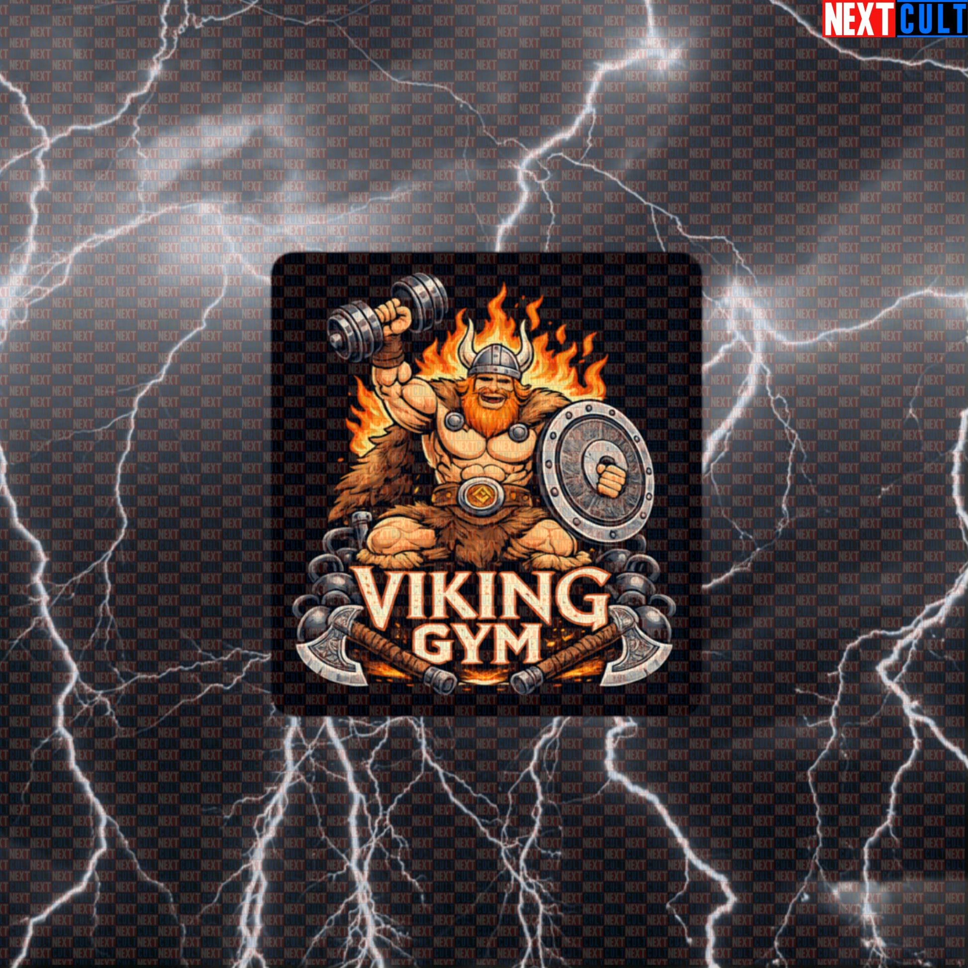 Funny Viking Gym Sticker | Gym Viking Decal for Water Bottles, Gym Gear & Lifters Default Title Bodybuilding Fitness Gym Vikings Workout Next Cult Brand