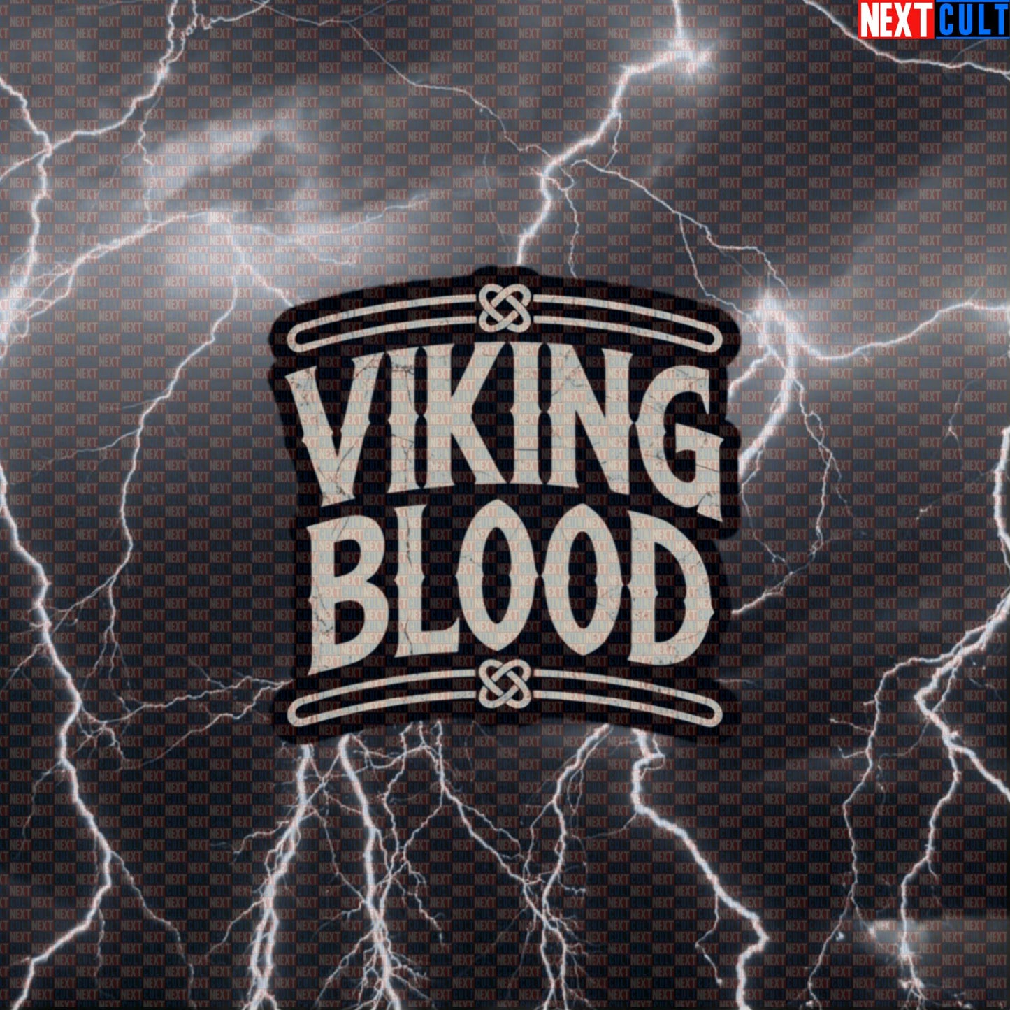 Viking Blood Funny Gym Sticker - Norse Viking Workout Decal Gym Meme Sticker Default Title Bodybuilding Fitness Gym Vikings Workout Next Cult Brand