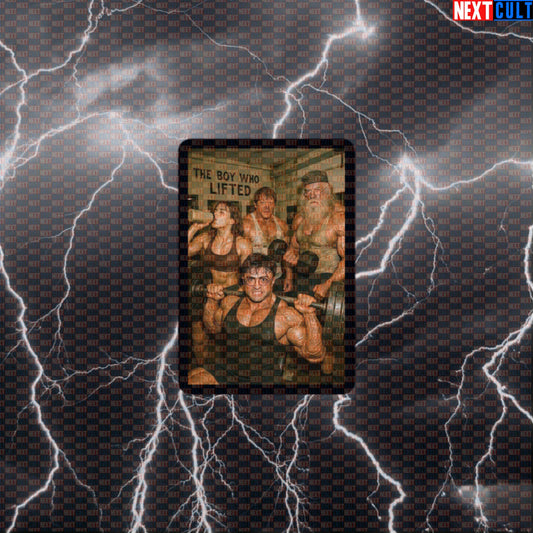 The Boy Who Lifted Funny Gym Sticker | Harry Potter Workout Decal for Lifters Default Title Stickers Bodybuilding Books Films Fitness Gym Harry Potter Powerlifting Workout Next Cult Brand