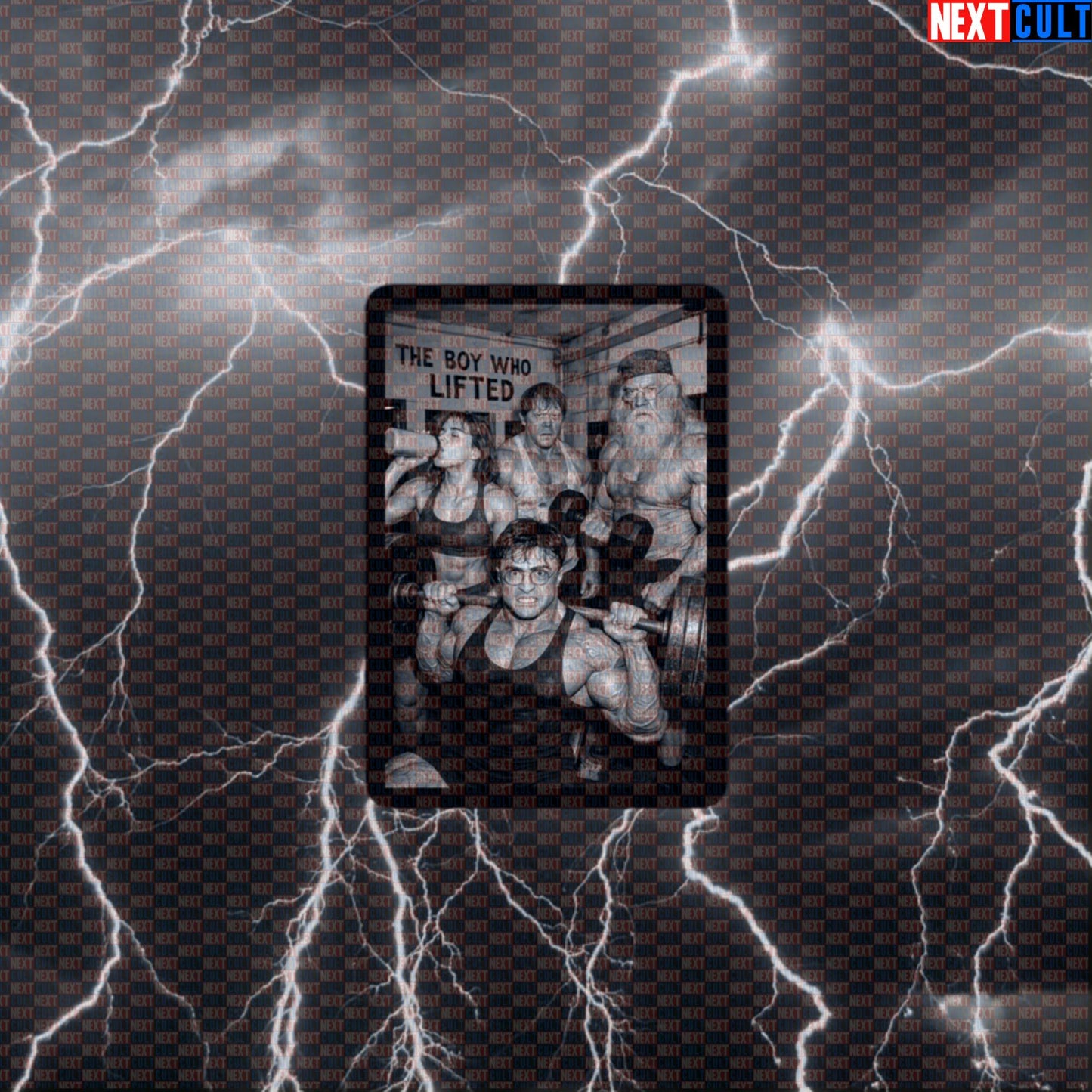 Harry Spotter Gym Sticker | The Boy Who Lifted Funny Workout Decal Default Title Stickers Bodybuilding Books Films Fitness Gym Harry Potter Powerlifting Workout Next Cult Brand