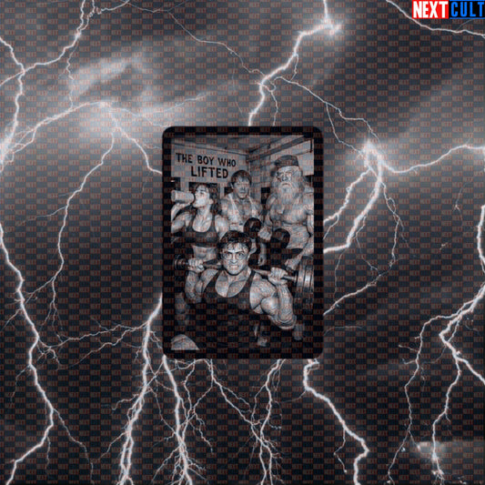 Harry Spotter Gym Sticker | The Boy Who Lifted Funny Workout Decal Default Title Stickers Bodybuilding Books Films Fitness Gym Harry Potter Powerlifting Workout Next Cult Brand