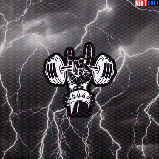 Heavy Metal Gym Sticker - Funny Rock Music Workout Decal for Lifters & Gymbros Default Title Stickers Bodybuilding Fitness Gym Rock Music Workout Next Cult Brand