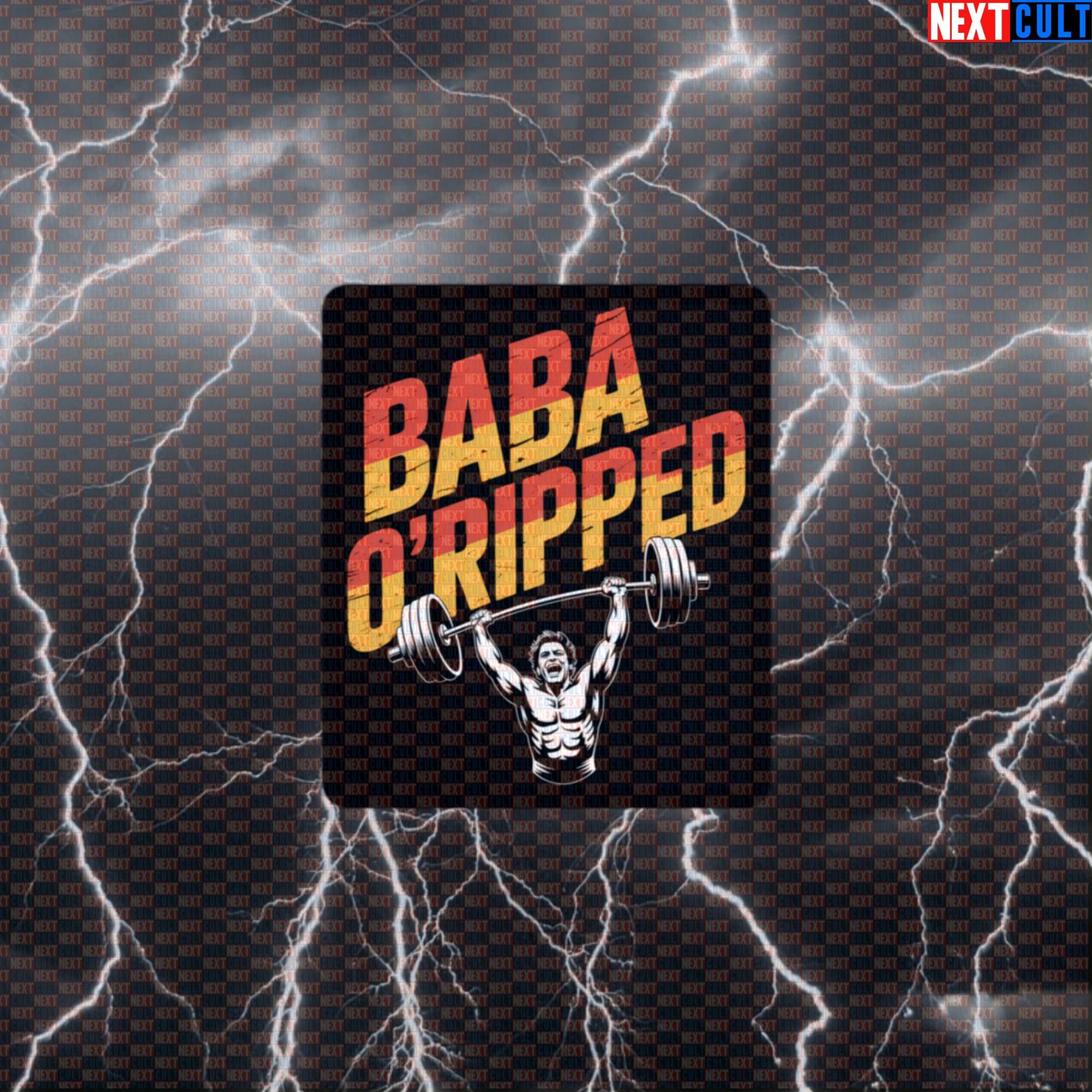 Baba O'Ripped Funny Gym Sticker - Rock Music Meme Decal for Water Bottles & Gym Gear Default Title Stickers Bodybuilding Fitness Gym Rock Music The Who Workout Next Cult Brand