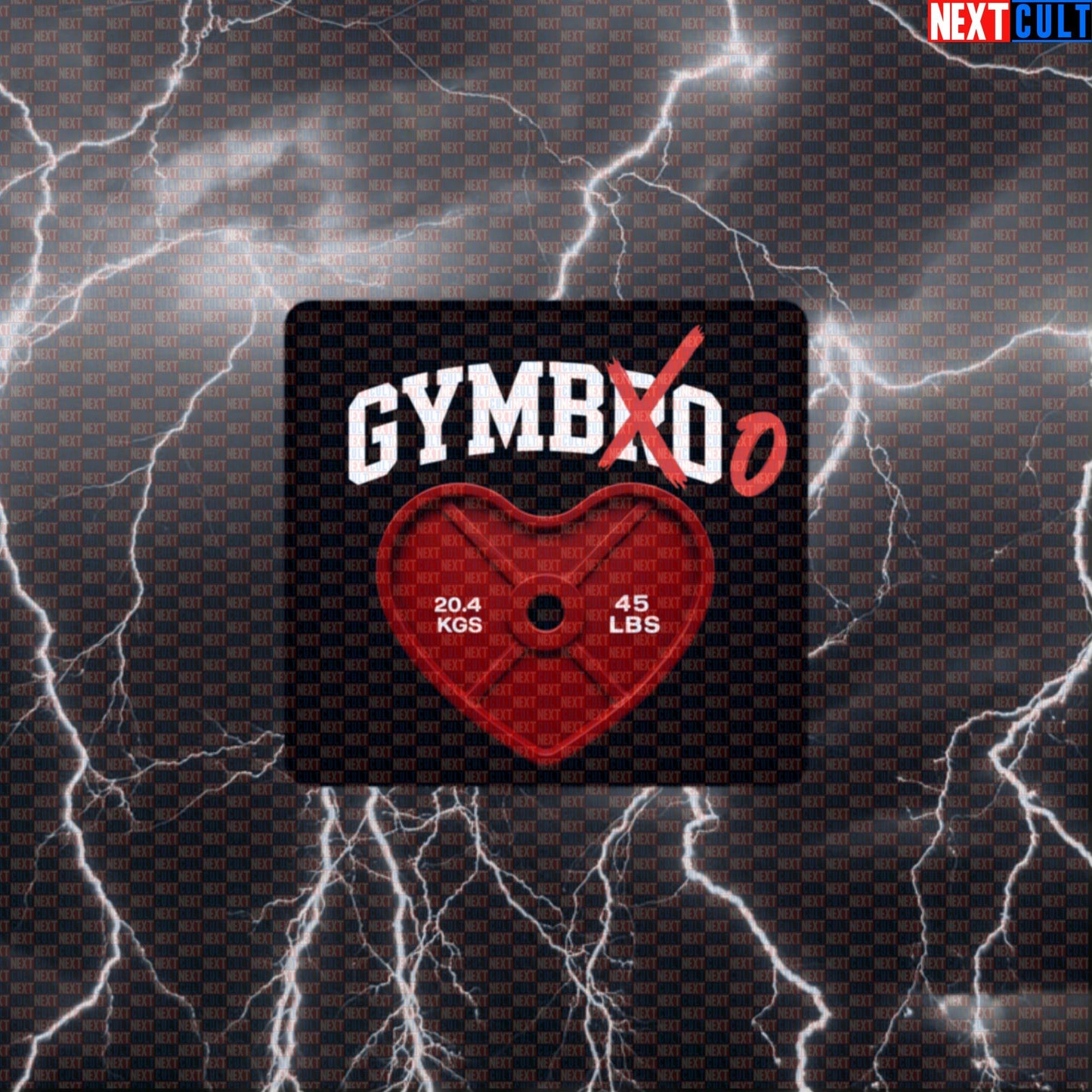 Not a Gymbro Gymboo Valentine's Sticker | Funny Workout Decal for Lifters & Fitness Meme Lovers Default Title Stickers Bodybuilding Fitness Gym Powerlifting Valentine's Day Workout Next Cult Brand