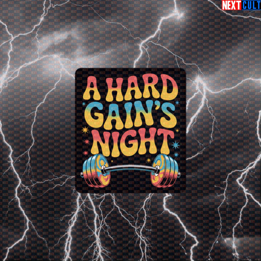 A Hard Gains Night Funny Gym Sticker - Beatles Rock Music Meme Decal for Gym Gear Default Title Stickers Bodybuilding Fitness Gym Powerlifting Rock Music The Beatles Workout Next Cult Brand