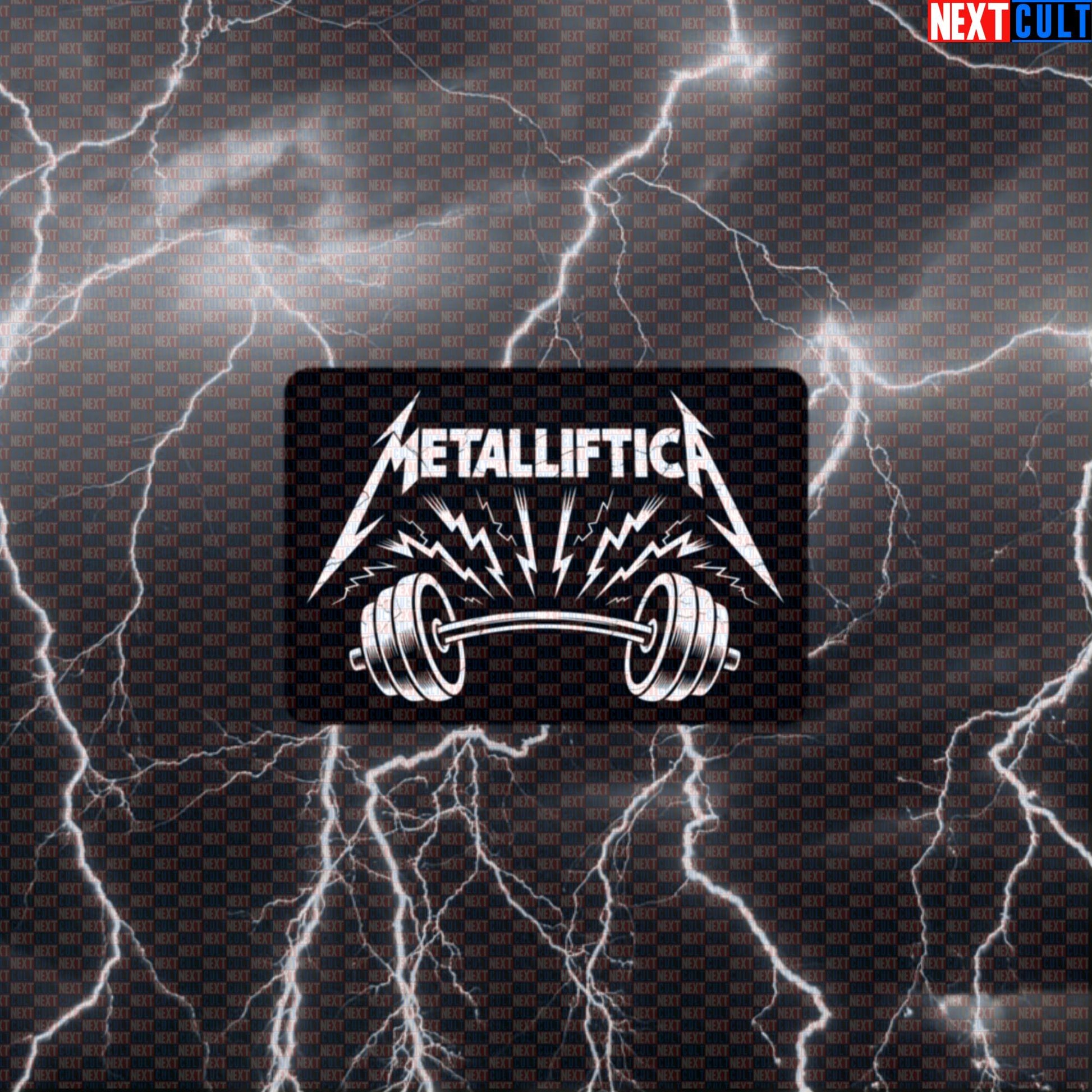 Metalliftica Gym Sticker Funny Gym Sticker Decal for Workout Gear Lifting Metal Meme Default Title Bodybuilding Fitness Gym Metallica Powerlifting Rock Music Workout Next Cult Brand