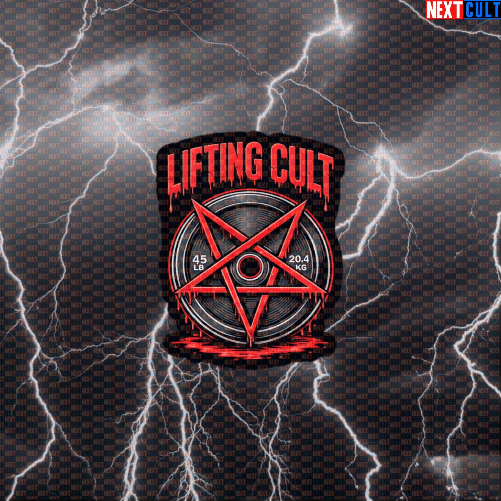 Lifting Cult Funny Gym Sticker Meme Bodybuilding Powerlifting Workout Decal Cult Fitness Gym Sticker Default Title Stickers Next Cult Brand